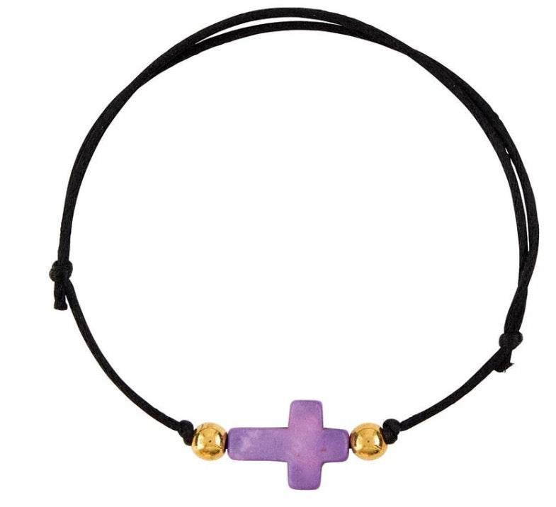 Stone Tie Bracelets Filled Display