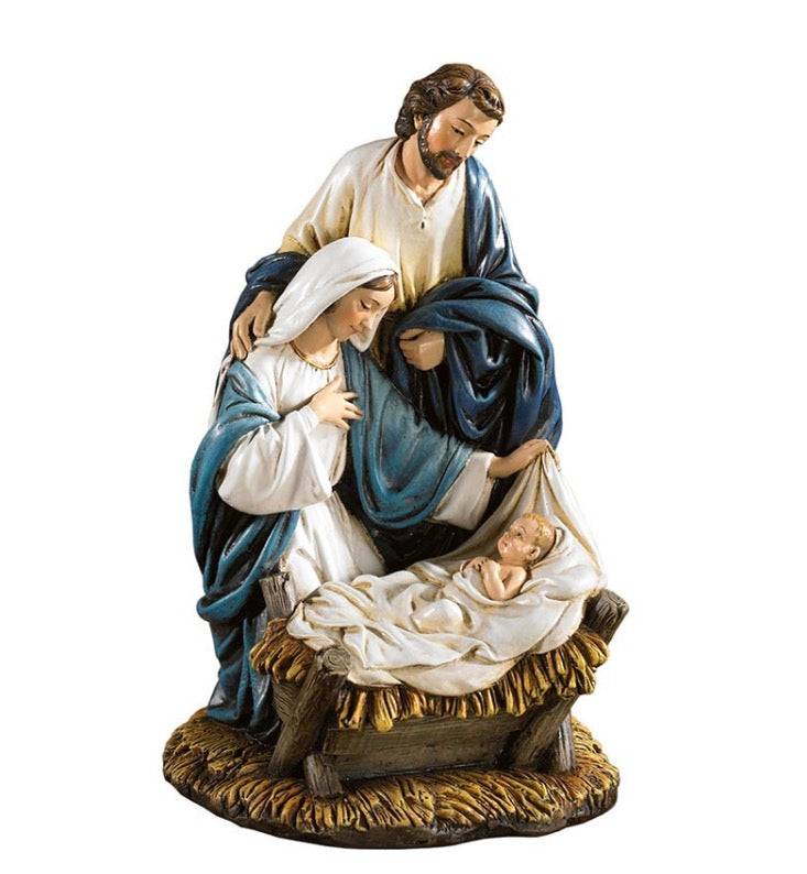 Come Let Us Adore Him Figurine with Music