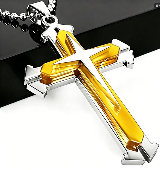Collar Con Colgante De Cruz