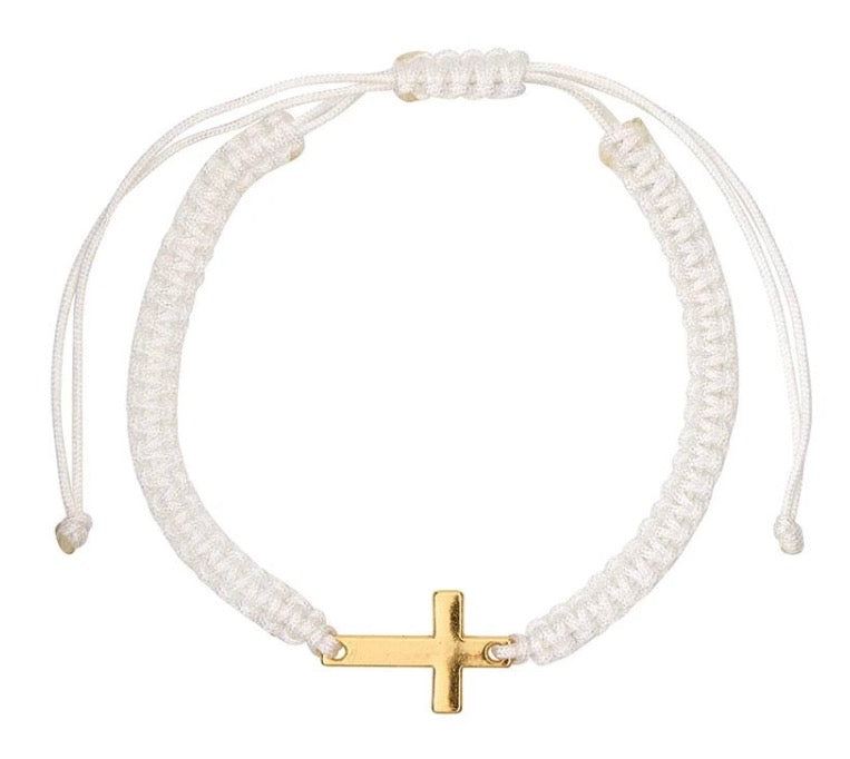Woven Tie Bracelets Filled Display