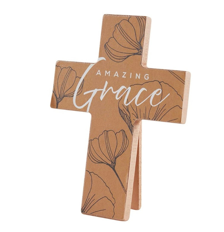 Filled Display - Mini Easel Crosses - Graceful Blessings Each