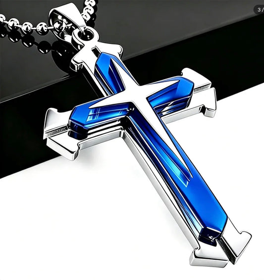 Collar Con Colgante De Cruz