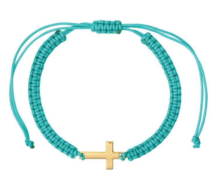 Woven Tie Bracelets Filled Display