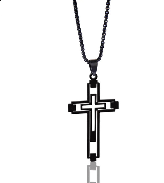 Collar Con Colgante De Cruz