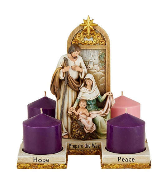 Two-Piece Prepare The Way Advent Wreath