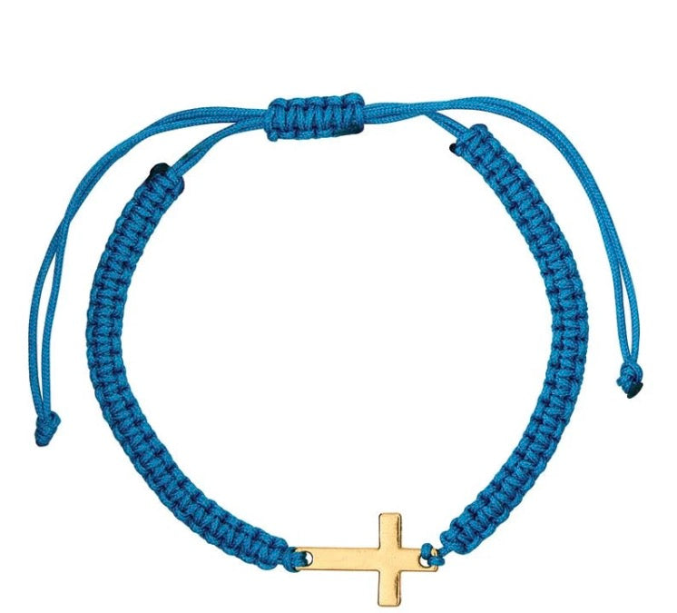 Woven Tie Bracelets Filled Display