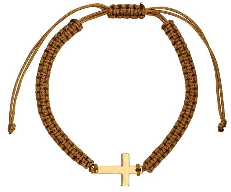 Woven Tie Bracelets Filled Display