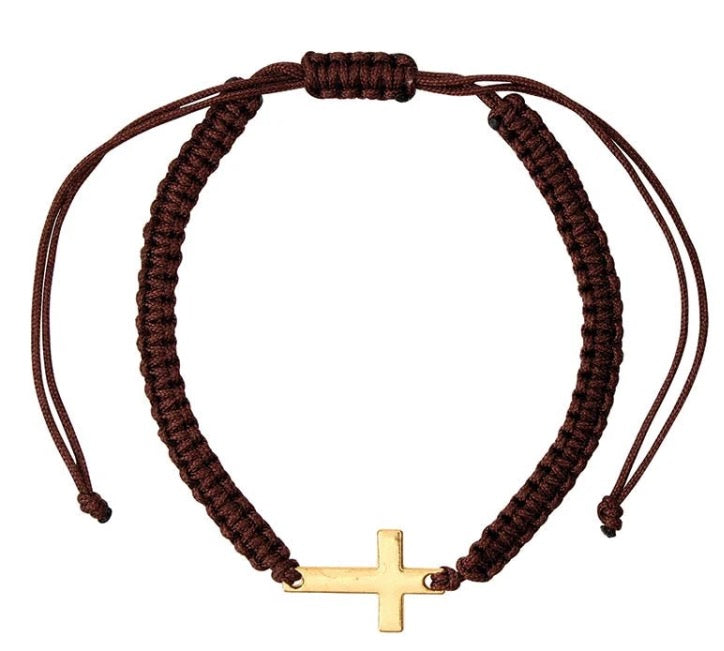 Woven Tie Bracelets Filled Display