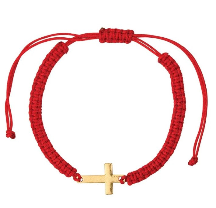 Woven Tie Bracelets Filled Display