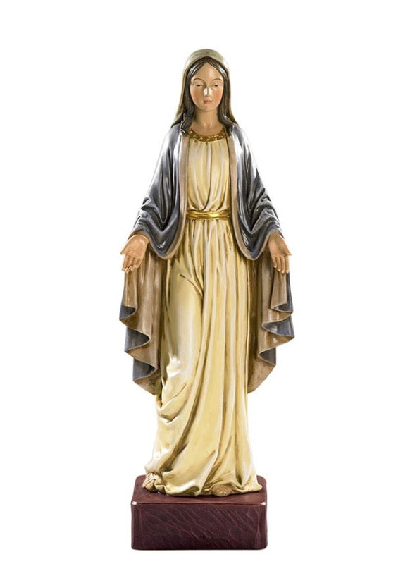 21-1/2" Val Gardena Our Lady of Grace Statue