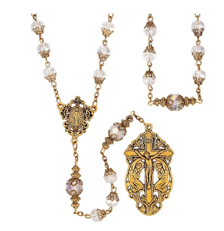 Crystal Mary of Angels Rosary
