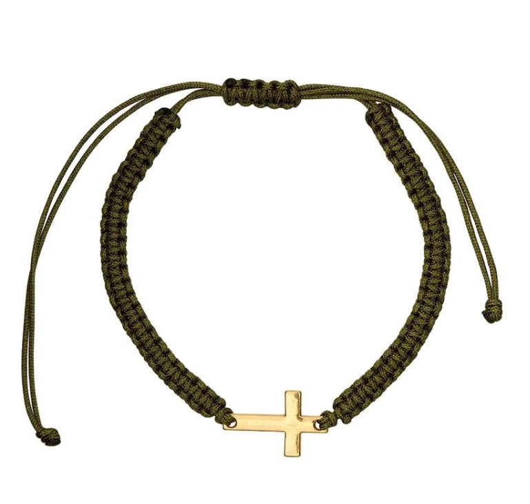 Woven Tie Bracelets Filled Display