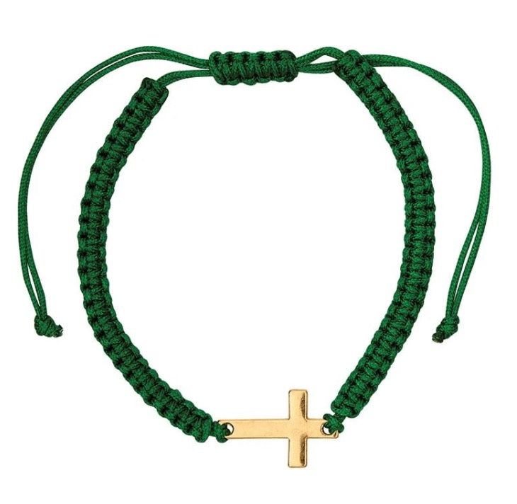 Woven Tie Bracelets Filled Display