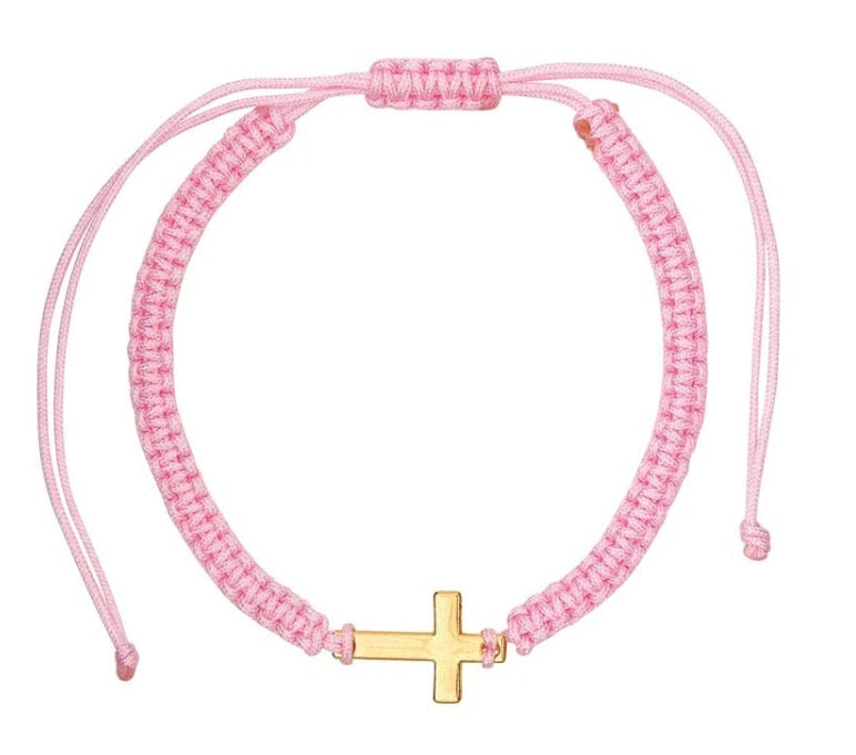 Woven Tie Bracelets Filled Display