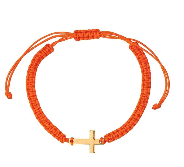 Woven Tie Bracelets Filled Display