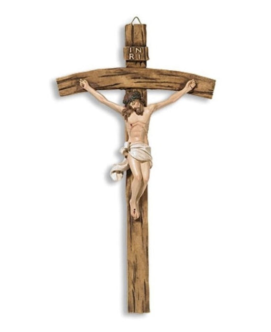 Papal Resin Wall Crucifix