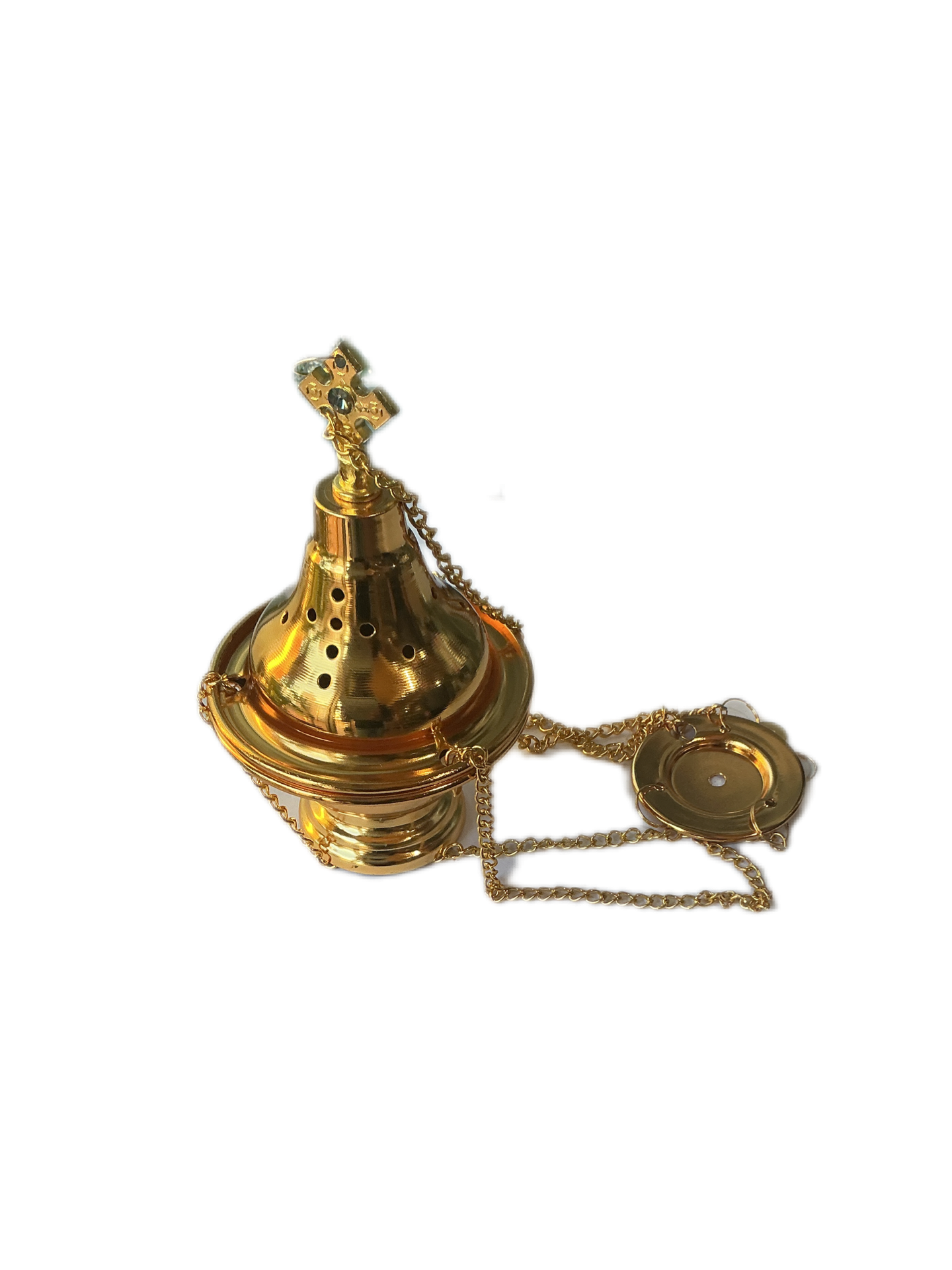 Golden Hanging Incense Burner