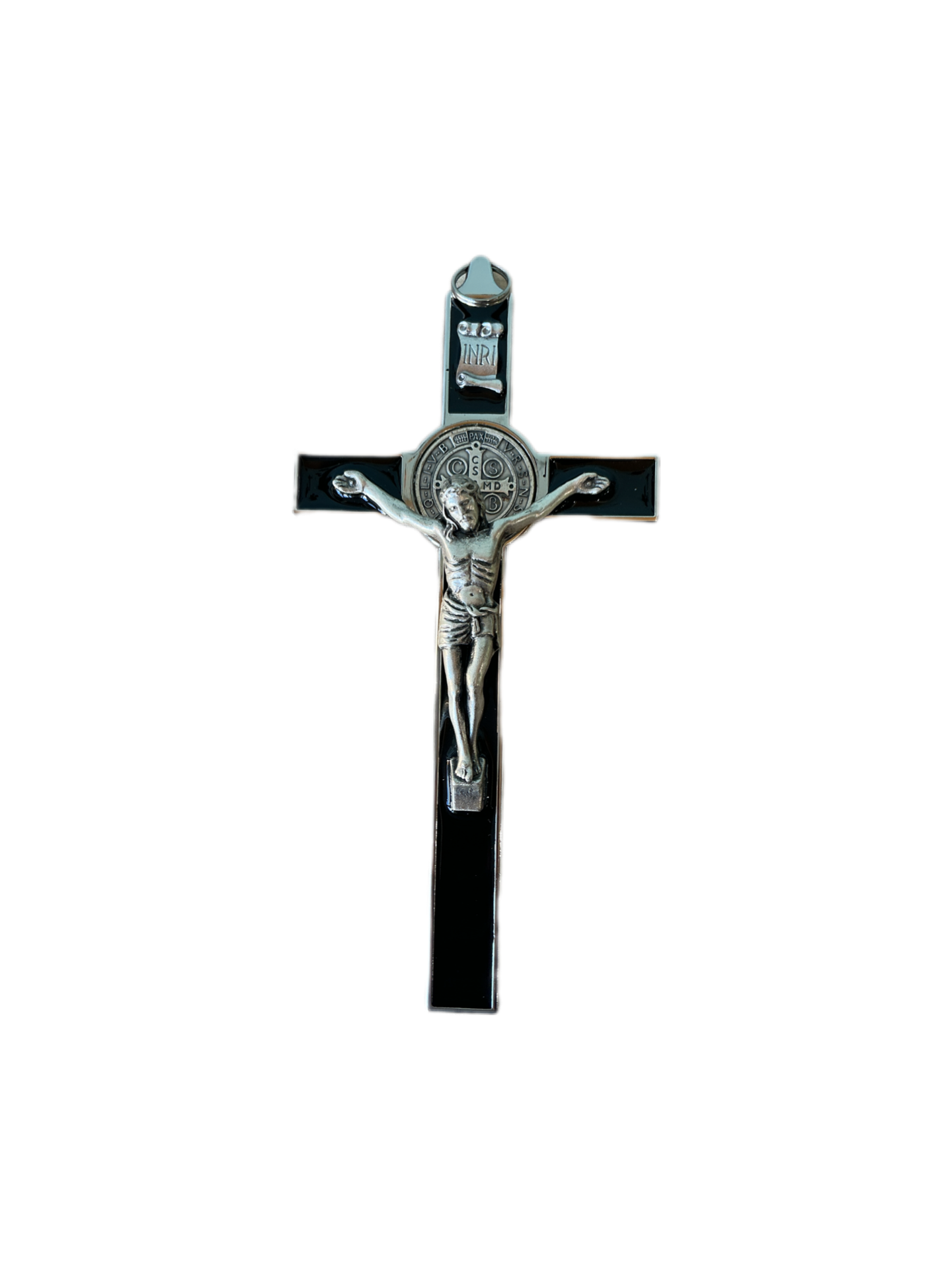 Crucifix St. Benedict Metal Wall
