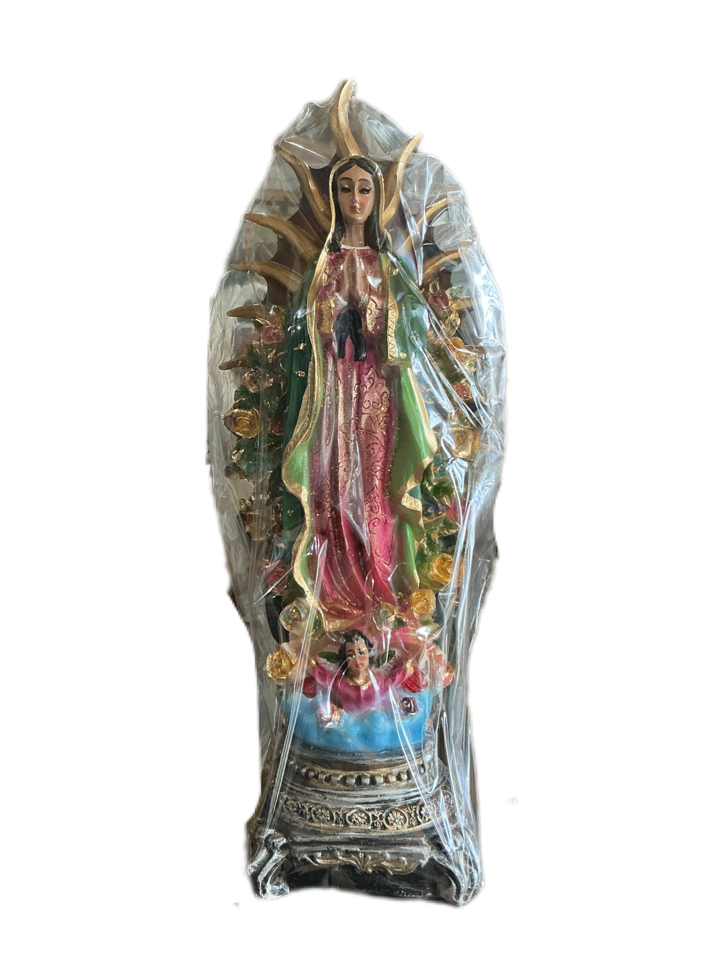 Virgen de Guadalupe 12”H