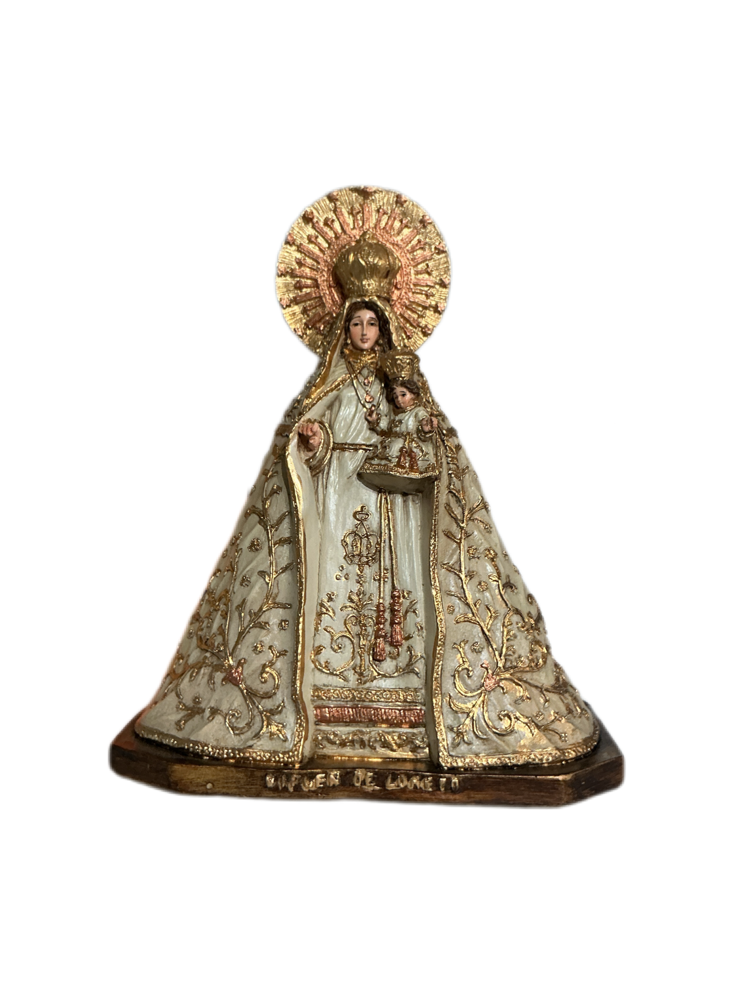 Virgen de Loreto 10”H