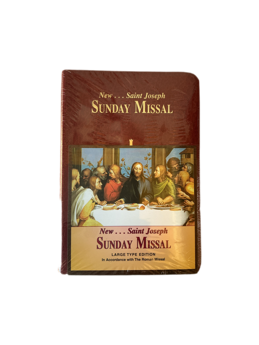 New...Saint Joseph Sunday Missal - Large Type Edition in Accordance with The Roman Missal
