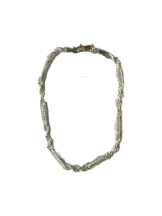 Silver Bracelet 7.8"H