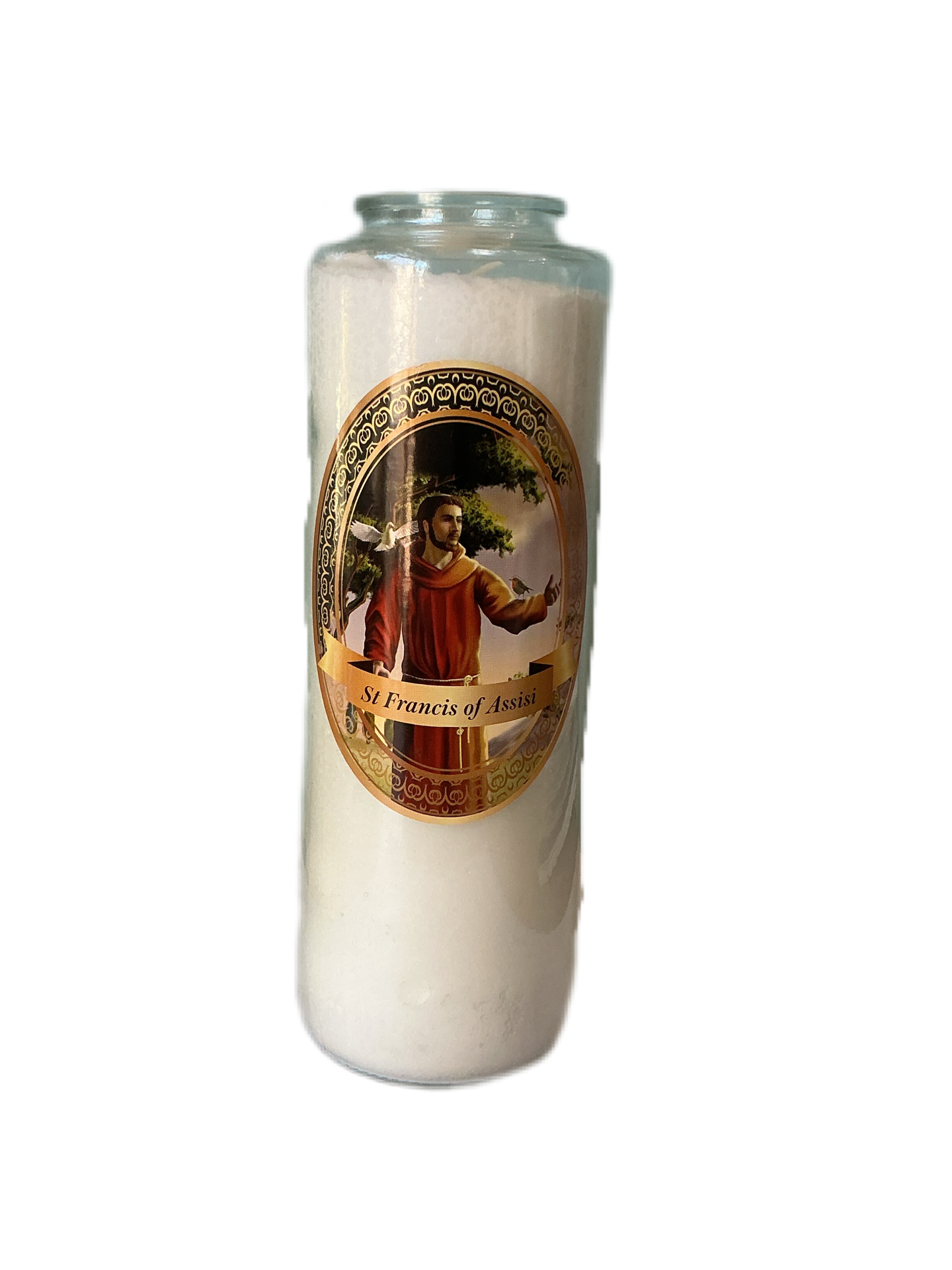 Candle 6-day Saint Francis of Assisi
