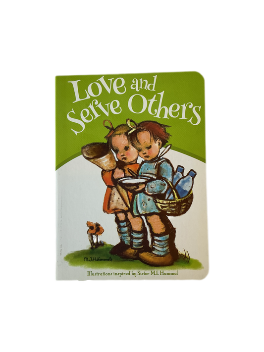 Love and Serve Others illustrations inspired by sister M.I. Hummel
