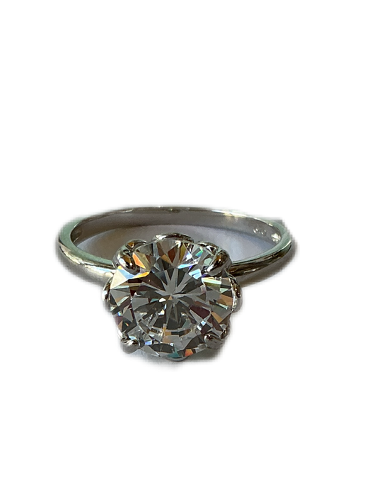 Silver Ring with Stone  Size #7