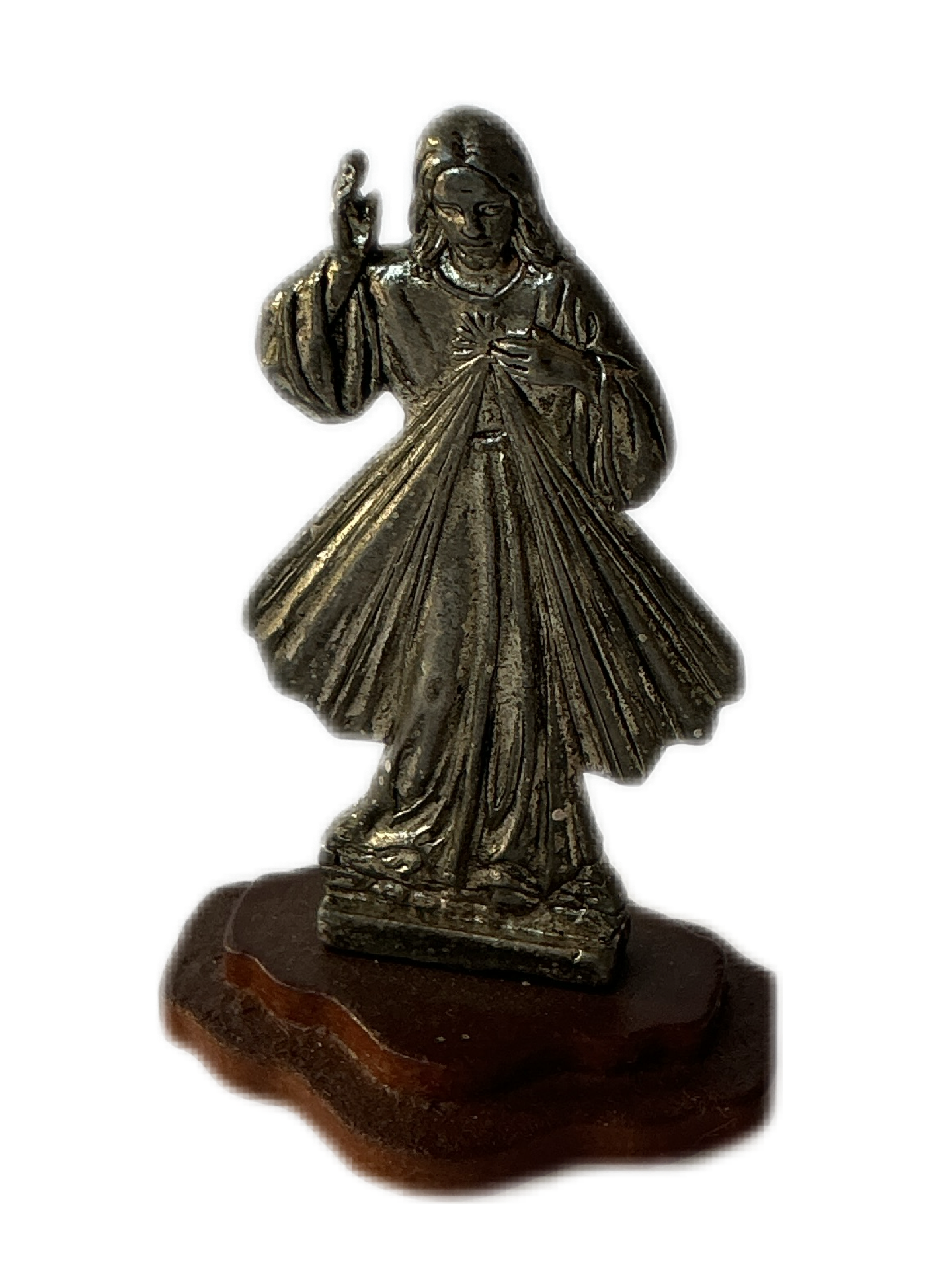 Metal Stand Misericordia Figurine Min