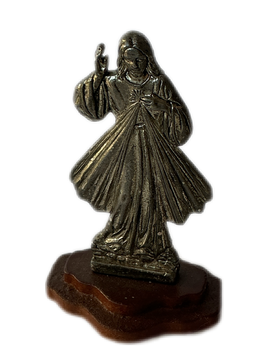 Metal Stand Misericordia Figurine Min