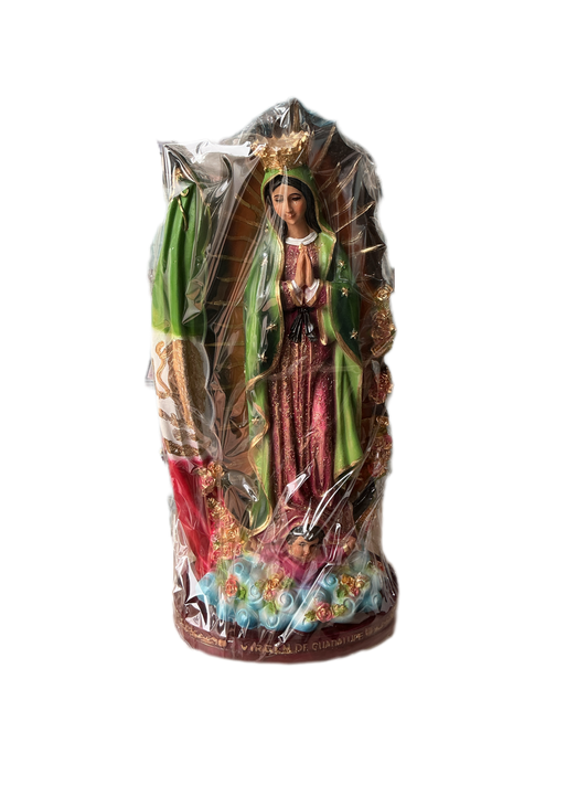 Virgen Guadalupe con Bandera