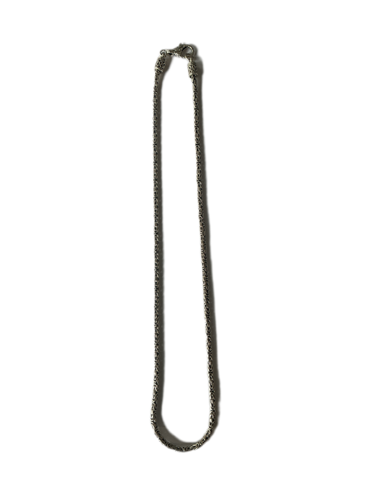 Byzantine Chain Sterling Silver Byzantine Necklace 20"H