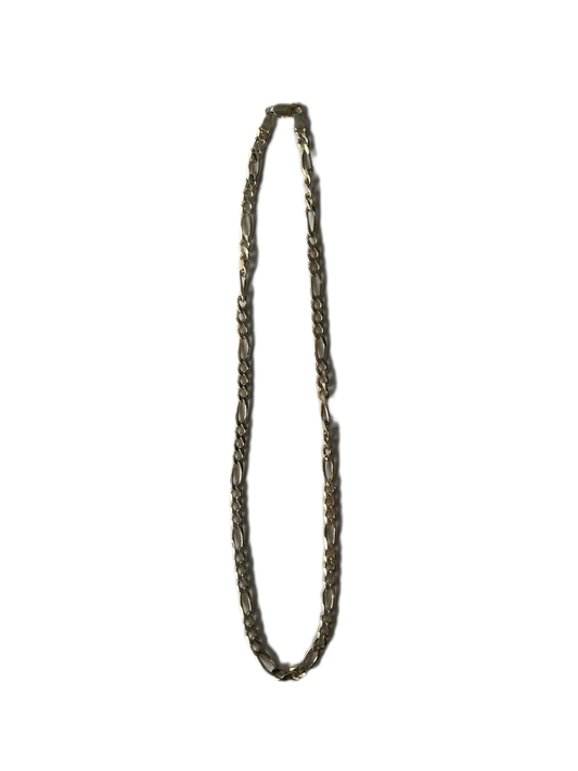Silver Chain - Figaro Style 20"H