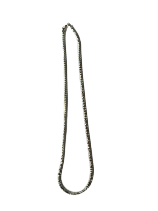 Silver Snake Chain 20"H