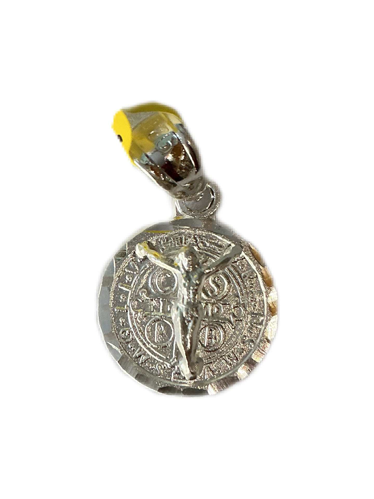 Crucifijo medalla San Benito 0.8"H