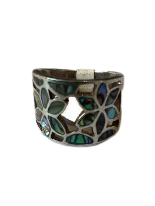 Silver Ring with Zirconias #6