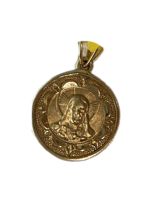 Gold Medal Sagrado Corazon & y Virgen de Guadalupe