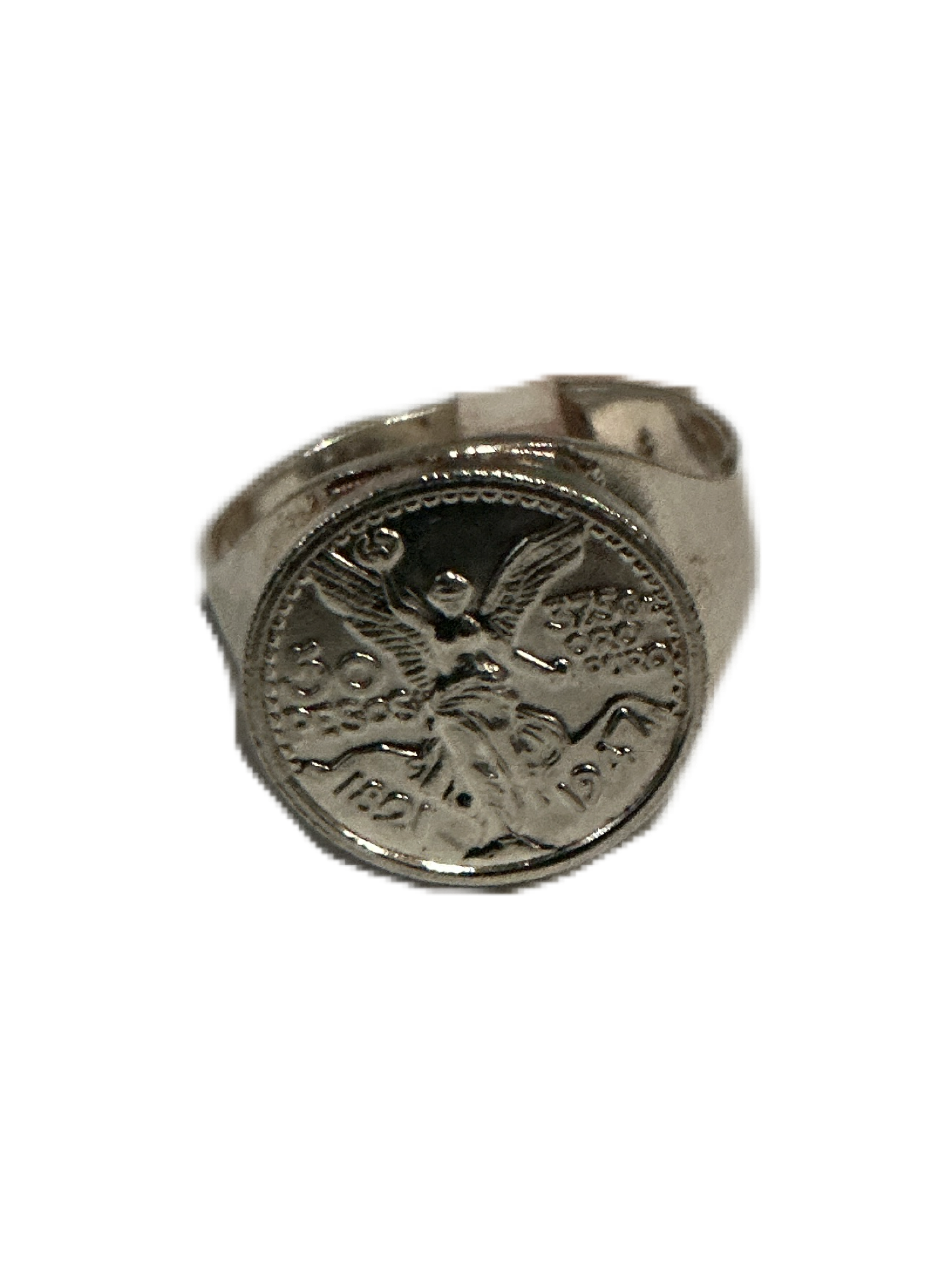Silver Ring St. Michael Size #8
