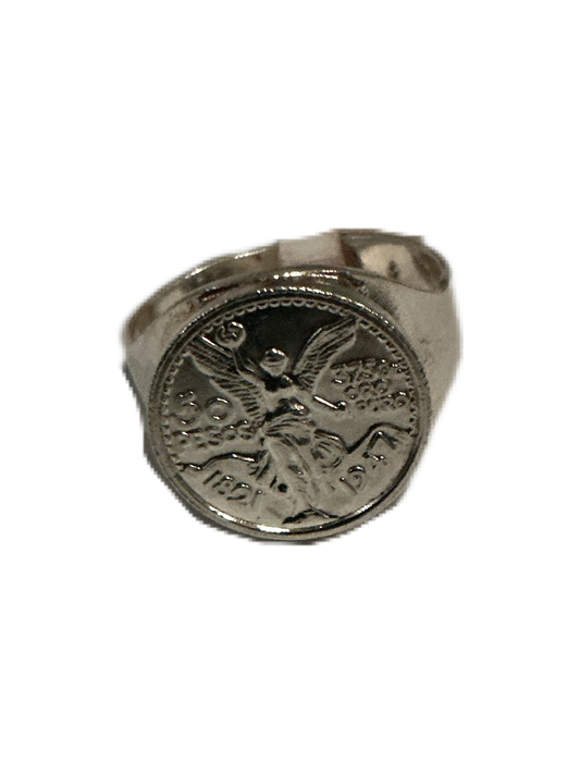 Silver Ring St. Michael Size #8