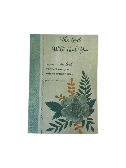 The Lord Will Heal you Card