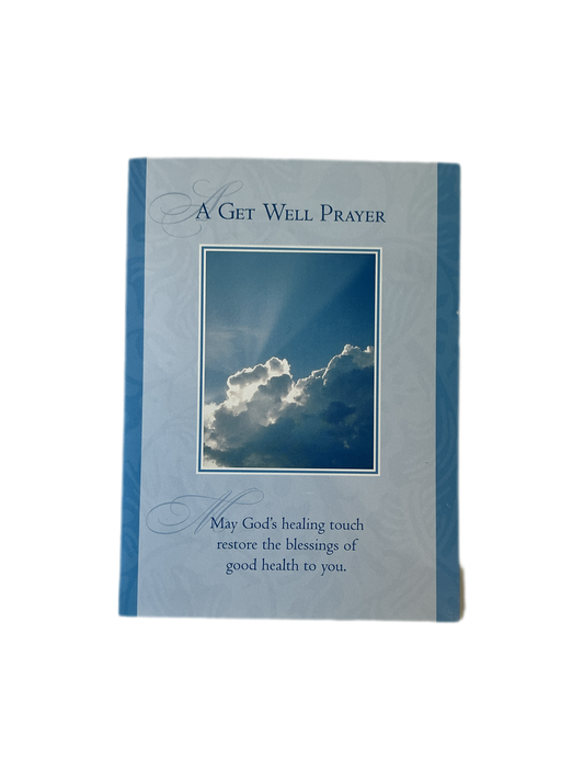 A get Well Prayer Card