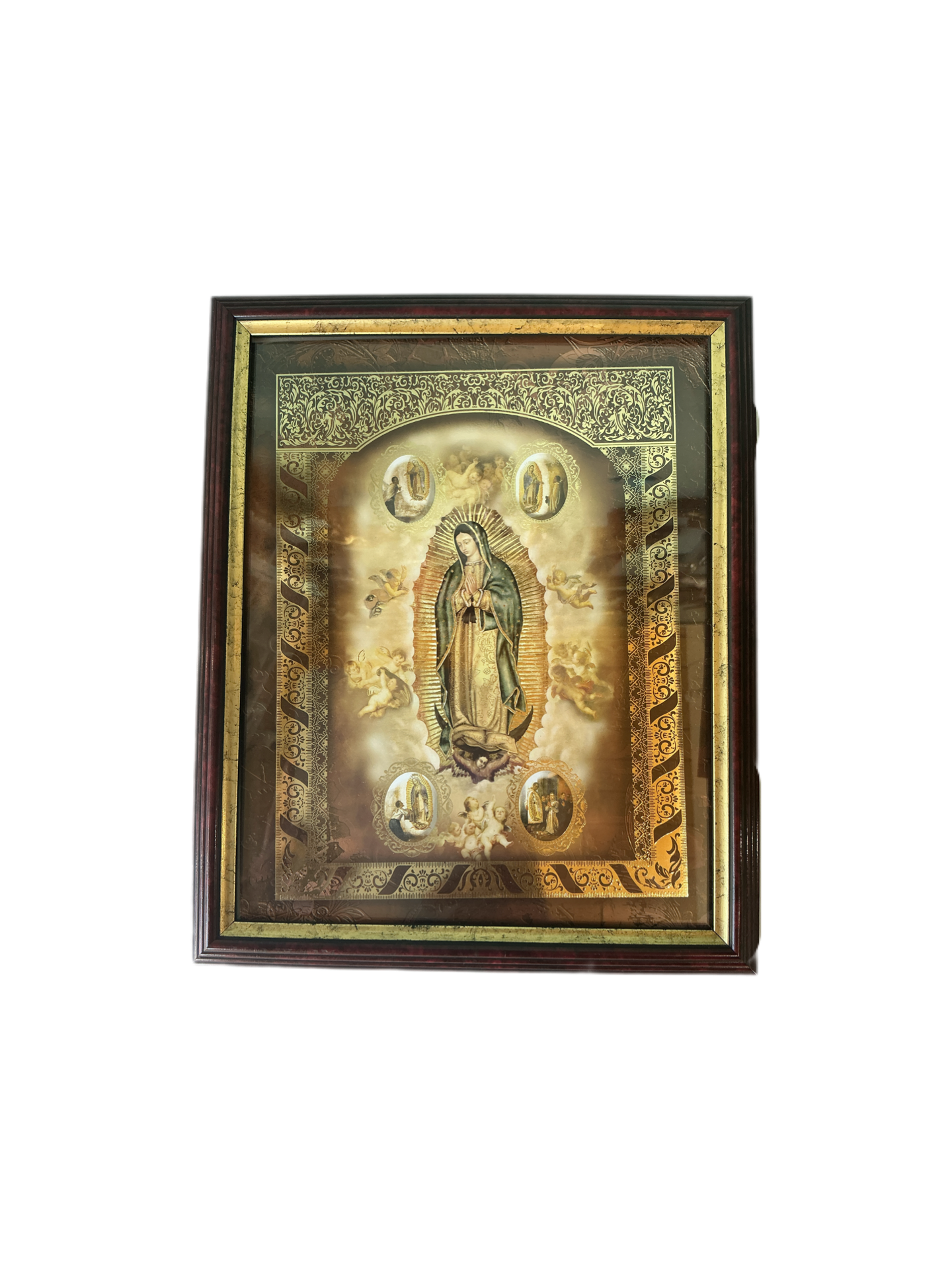 Picture 8x10"H  - Virgen de Guadalupe Gold