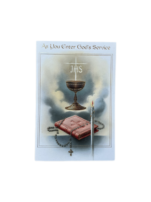 As You Enter God's Service Card