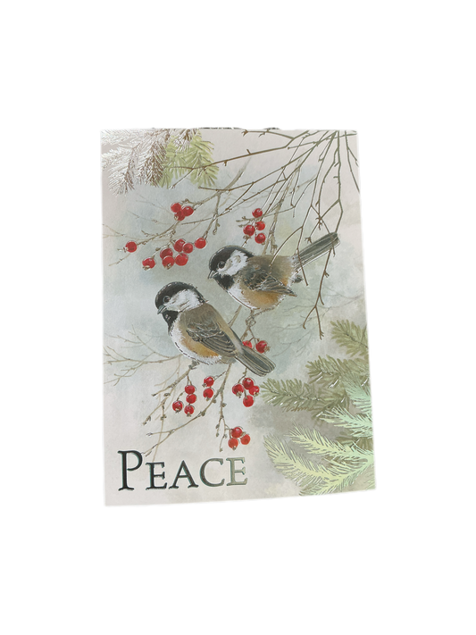 Wishing you the simple beauty of the season and a New Year of peace and promise Card