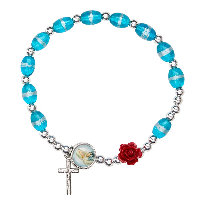 Rose Rosary Bracelet Assortment