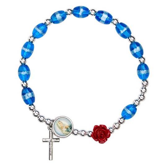 Rose Rosary Bracelet Assortment