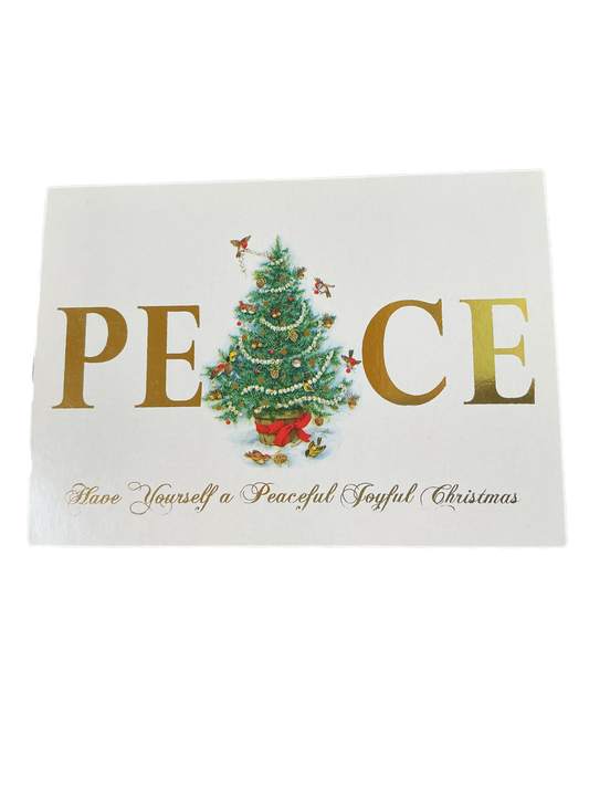 Peace Have Yourself a Peaceful Joyful Christmas Card
