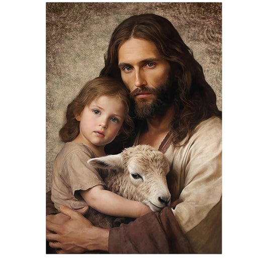 Christ the Good Shepherd Wood Plaque
