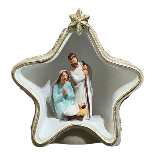 Star Nativity LED Lighted Figurine